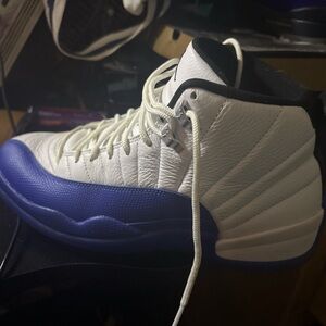 Nike White and Blue Athletic Shoes